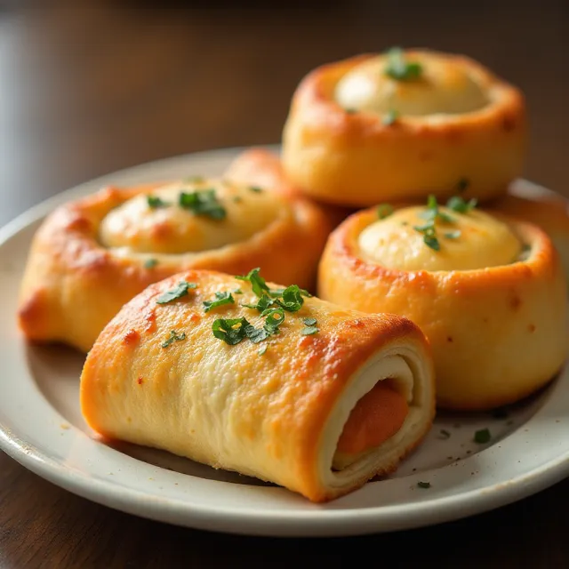 Buffalo Chicken Pizza Rolls