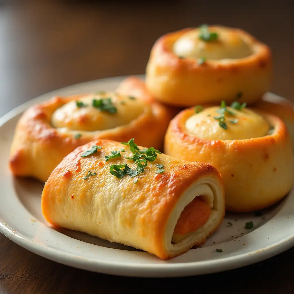 Buffalo Chicken Pizza Rolls