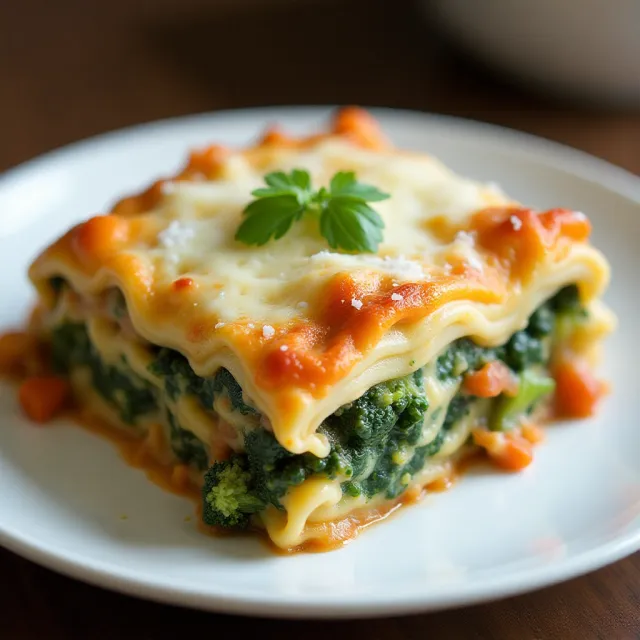 Cheesy Vegetable Lasagna