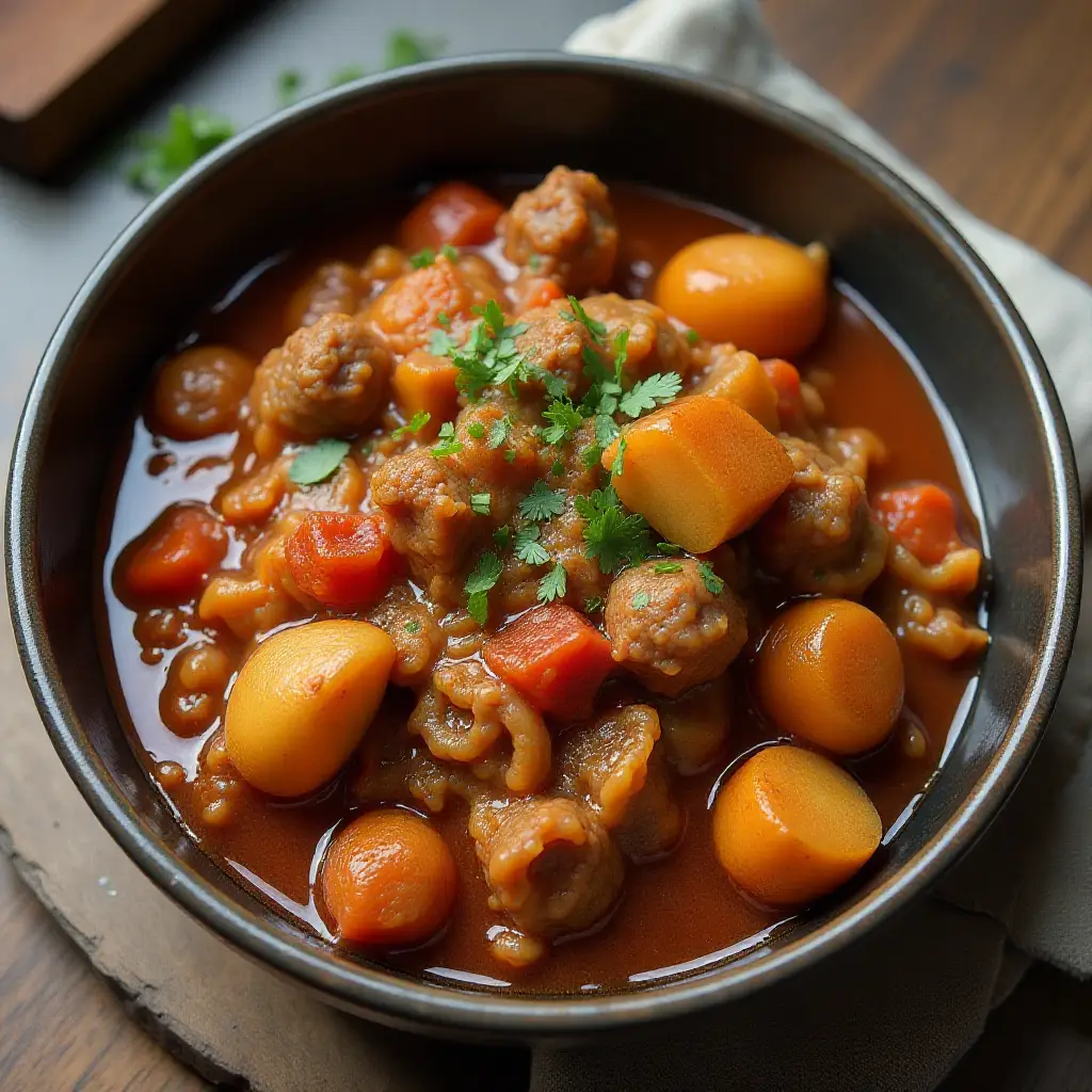 Dad's New Zealand Mince Stew
