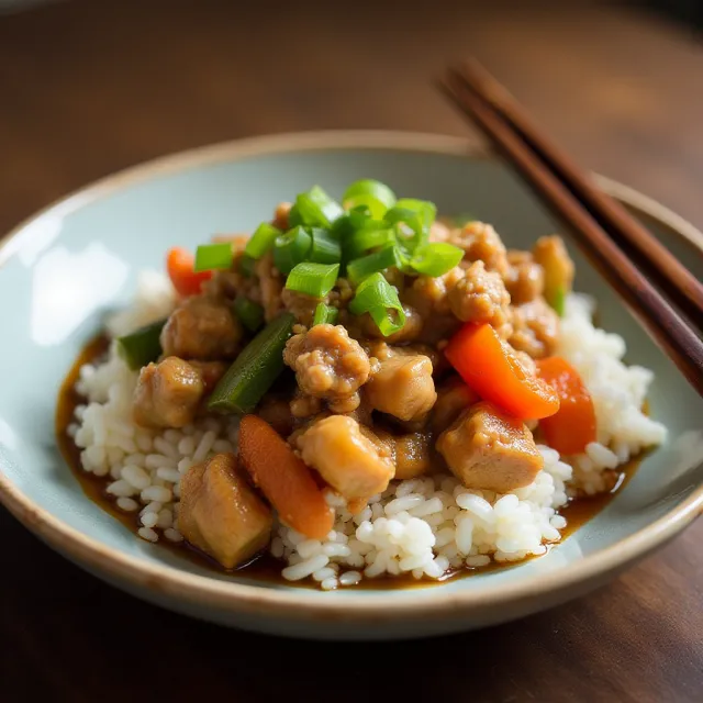 Ground Turkey Teriyaki Stir-Fry