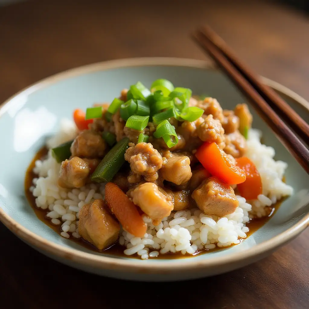 Ground Turkey Teriyaki Stir-Fry