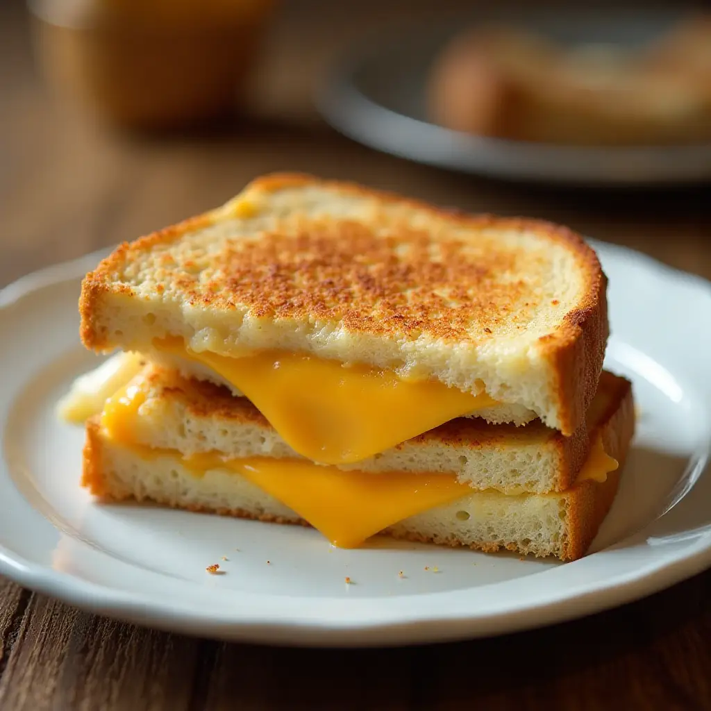 Crustless Grilled Cheese