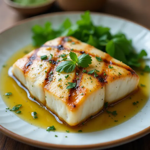 Grilled Fish Steaks