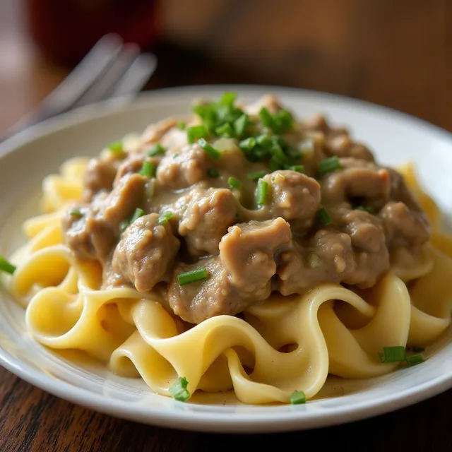 Quick and Easy Hamburger Stroganoff