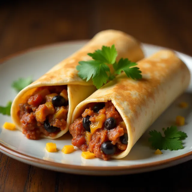 Sloppy Joe Burritos