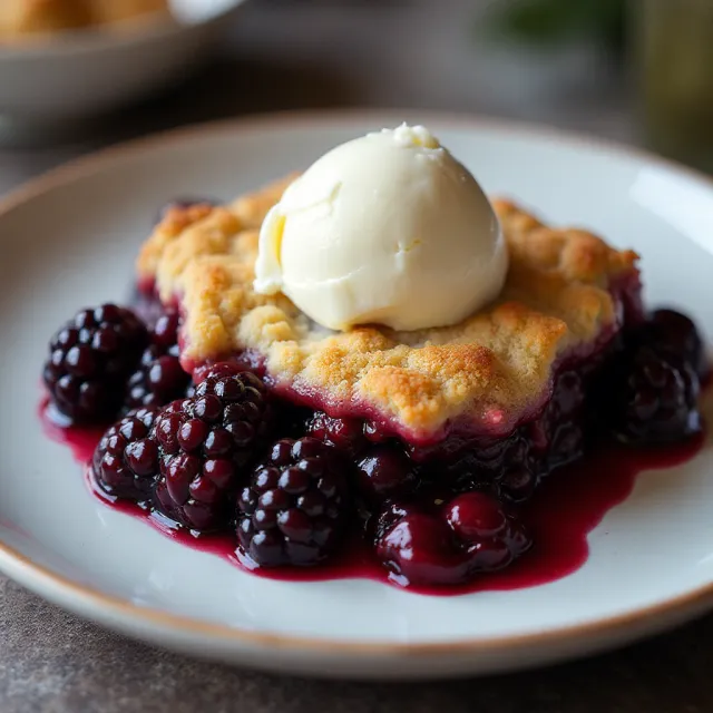 Wendy's Easy Blackberry Cobbler