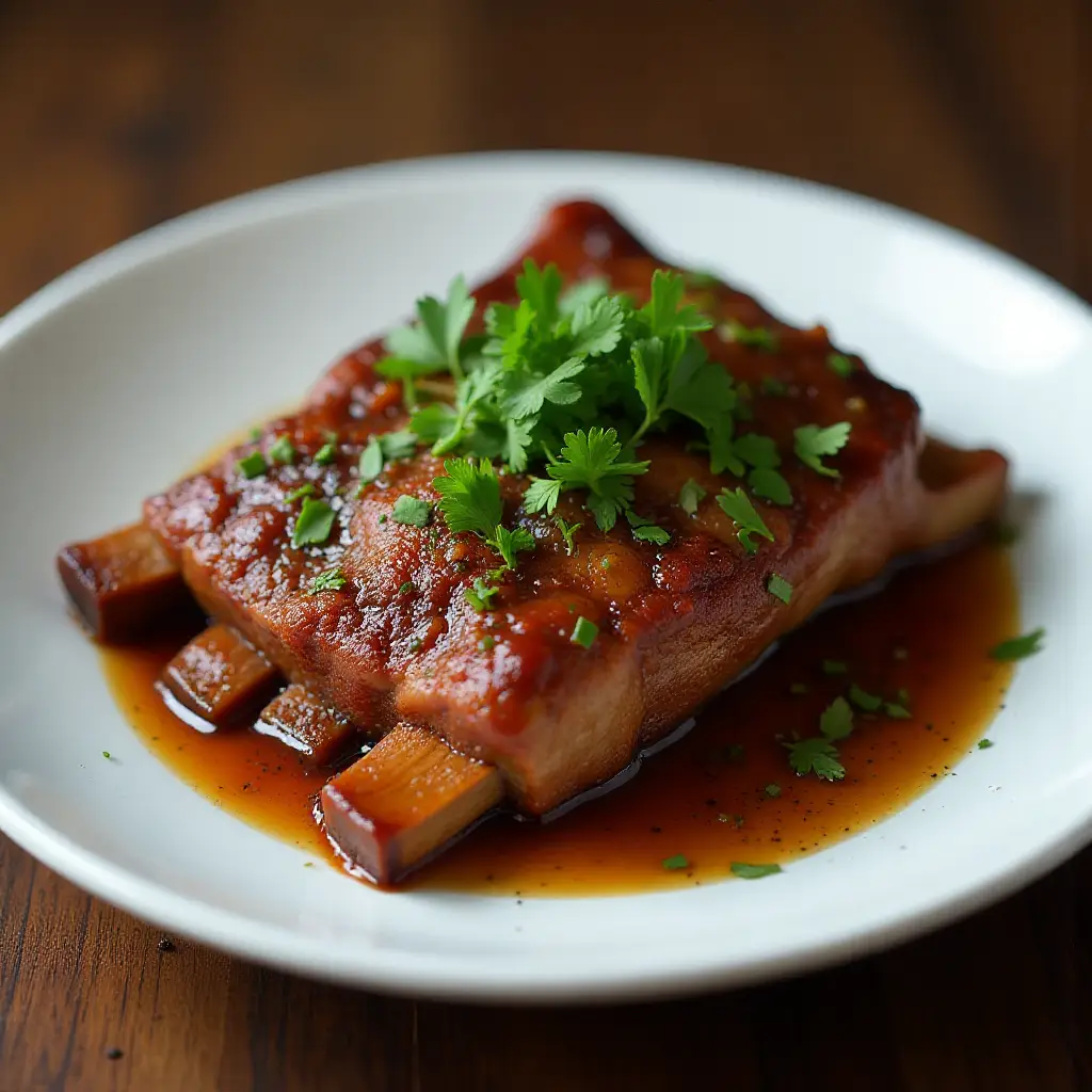 Mom's Stovetop Pork Ribs