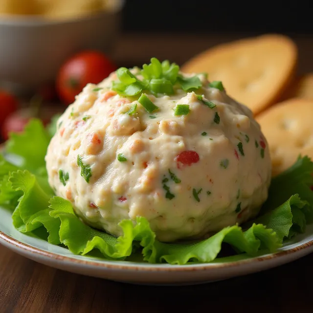 Devil Crab Cream Cheese Ball