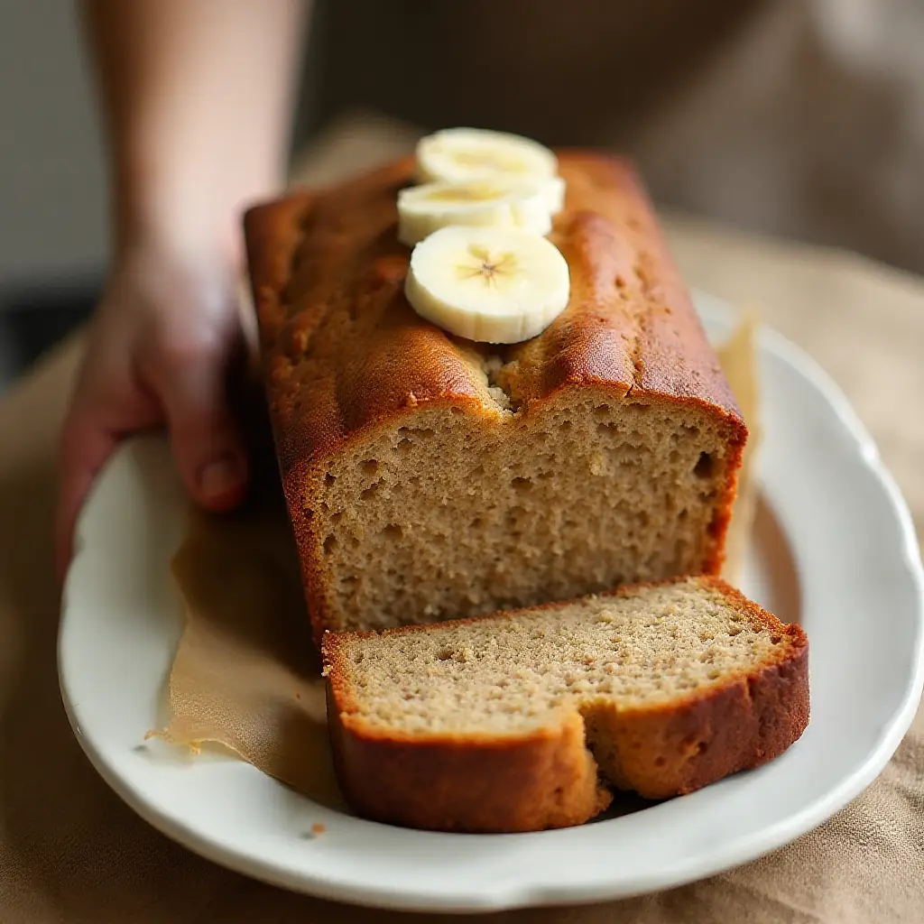 4-Ingredient Banana Bread