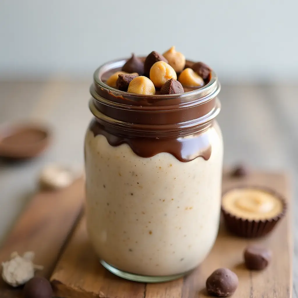 Reese's Cup Overnight Oats