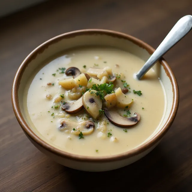 Low-Carb Cream of Mushroom Soup