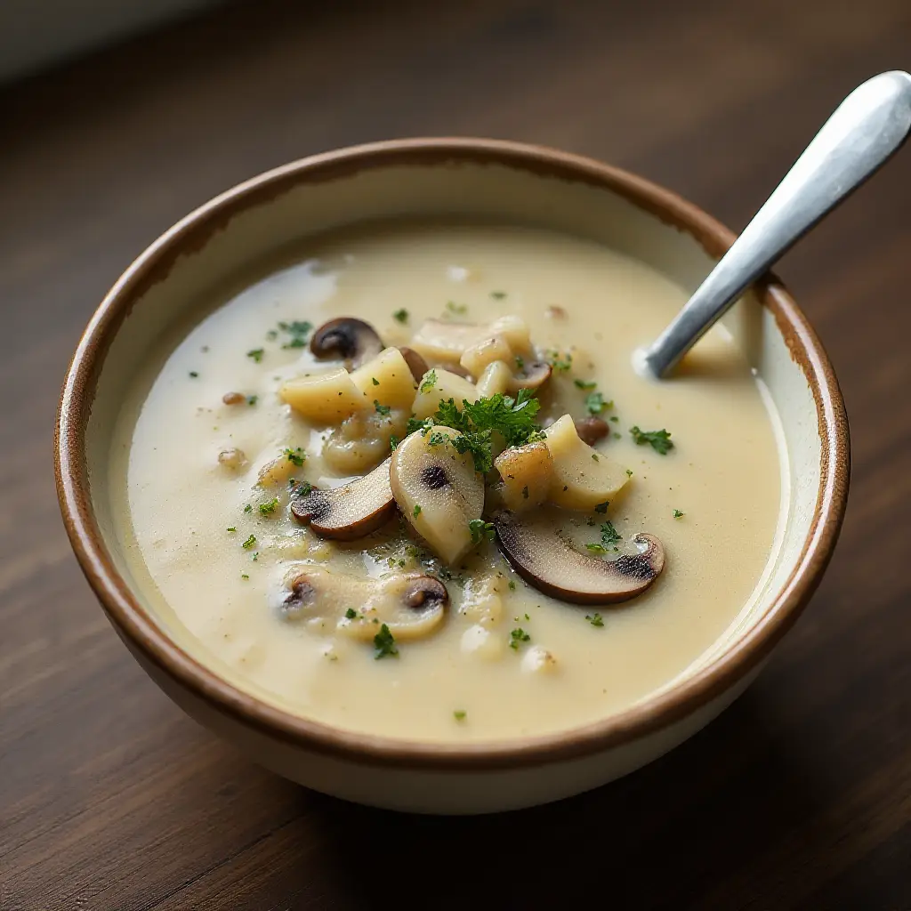 Low-Carb Cream of Mushroom Soup