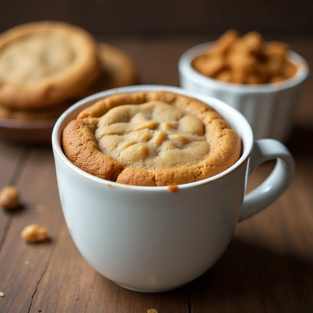 Peanut Butter Cookie in a Mug