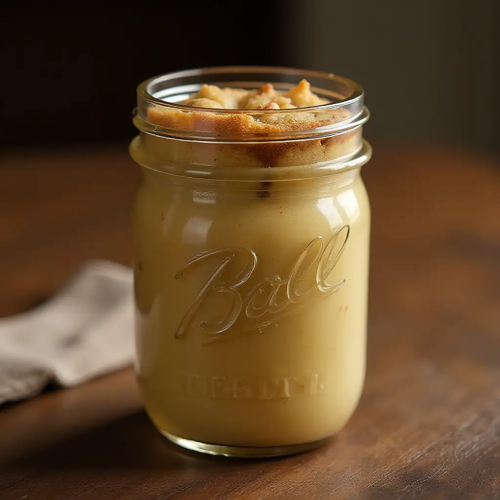 Banana Nut Bread Baked in a Jar