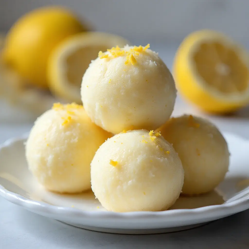 Vegan Keto Lemon Fat Bombs