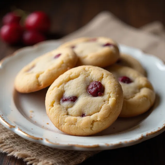 Cranberry Snickerdoodle Cookies