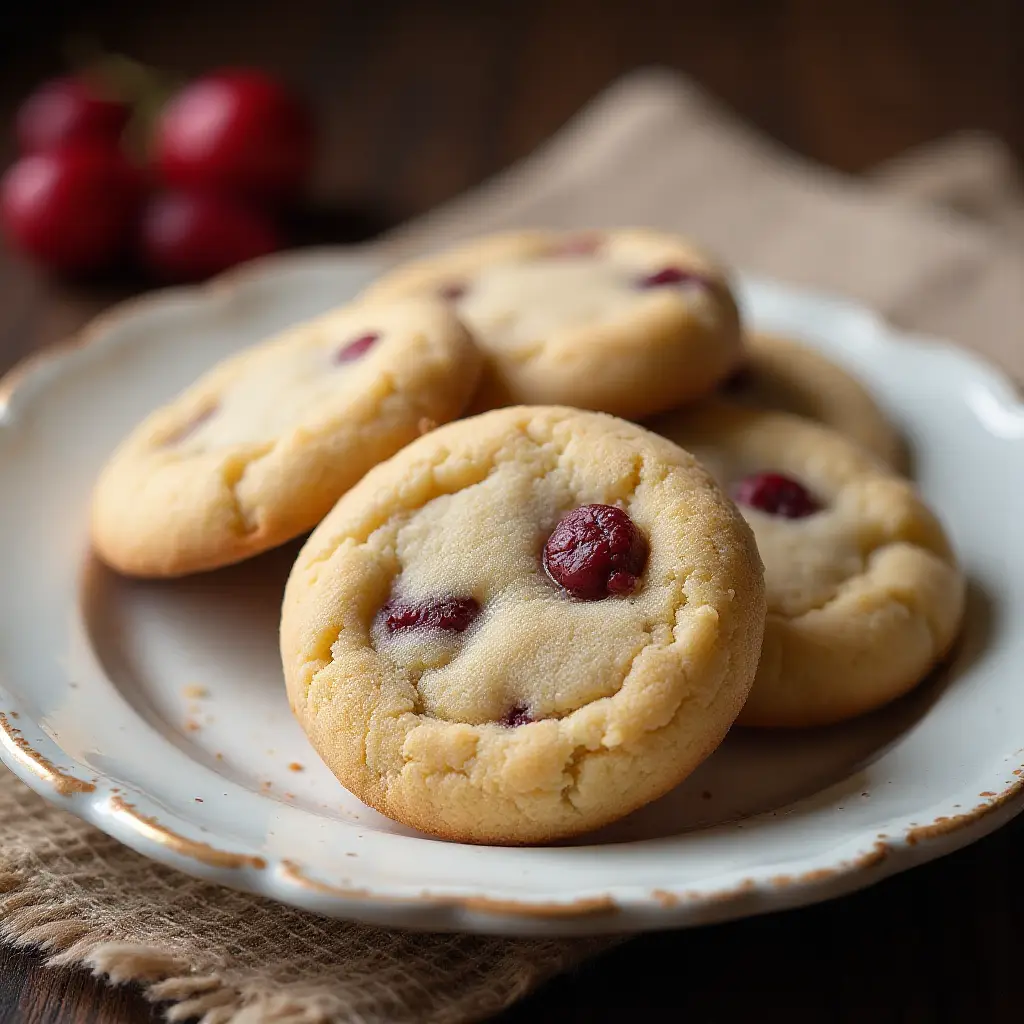 Cranberry Snickerdoodle Cookies
