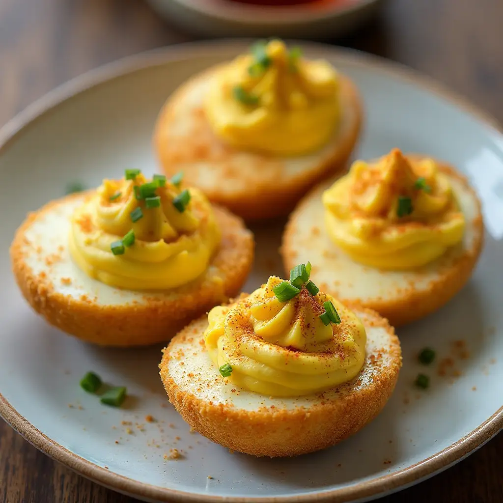 Fried Deviled Eggs