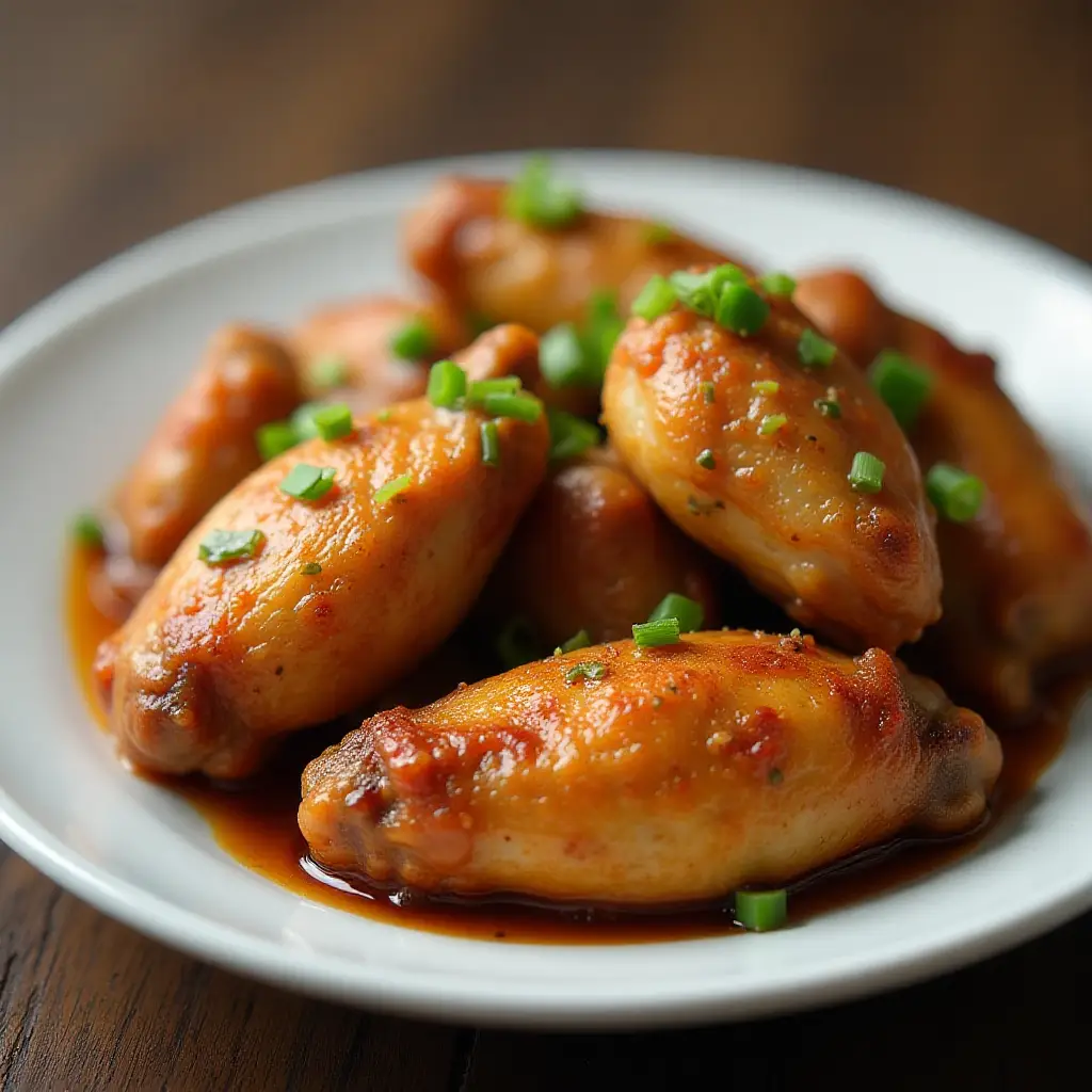 Air Fryer Honey Garlic Chicken Wings