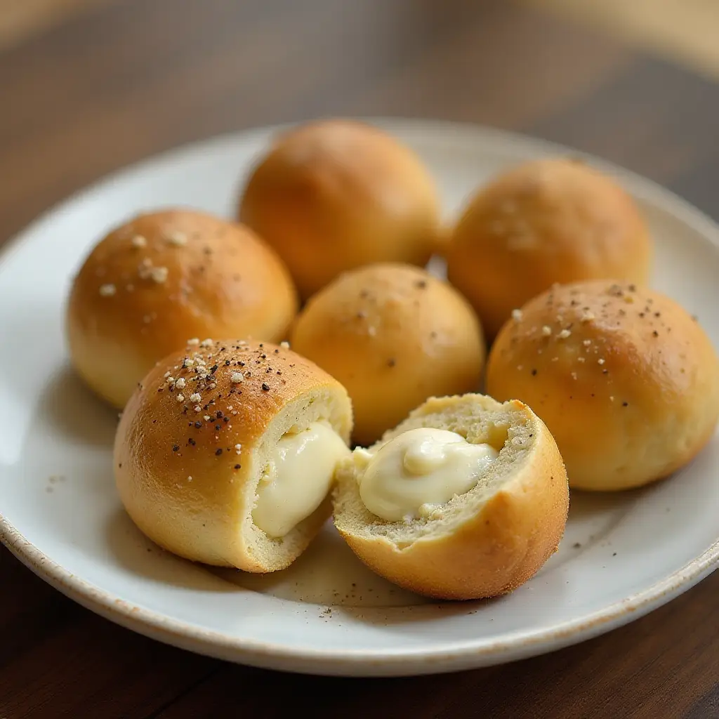 Cream Cheese-Filled Bagel Balls