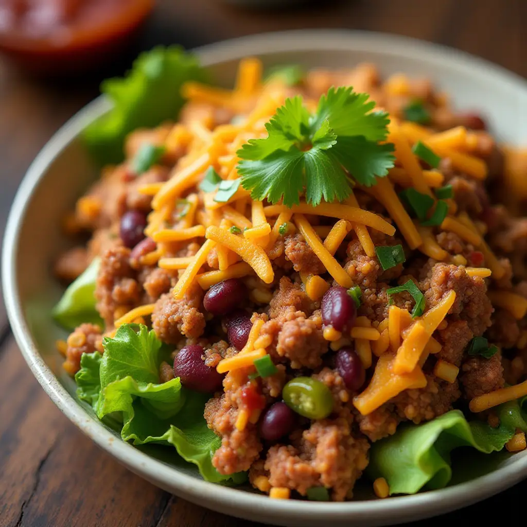 Spicy Dorito Taco Salad