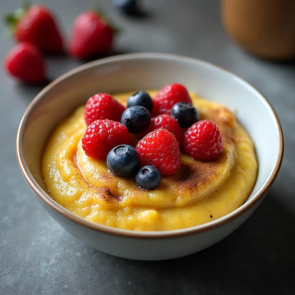 Breakfast Polenta Porridge