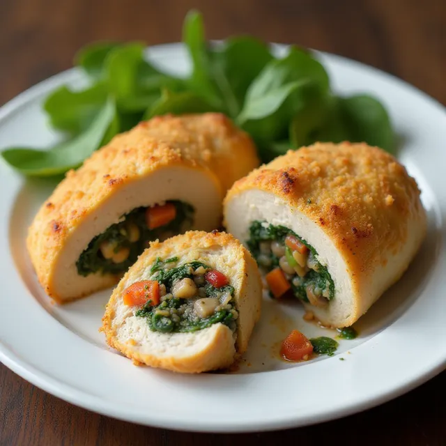 Air Fryer Stuffed Chicken Breasts