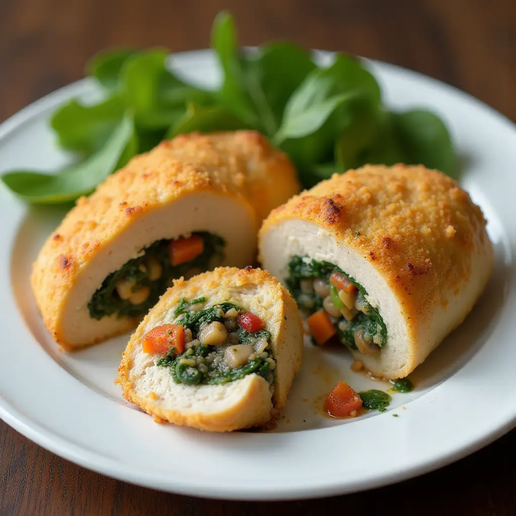 Air Fryer Stuffed Chicken Breasts