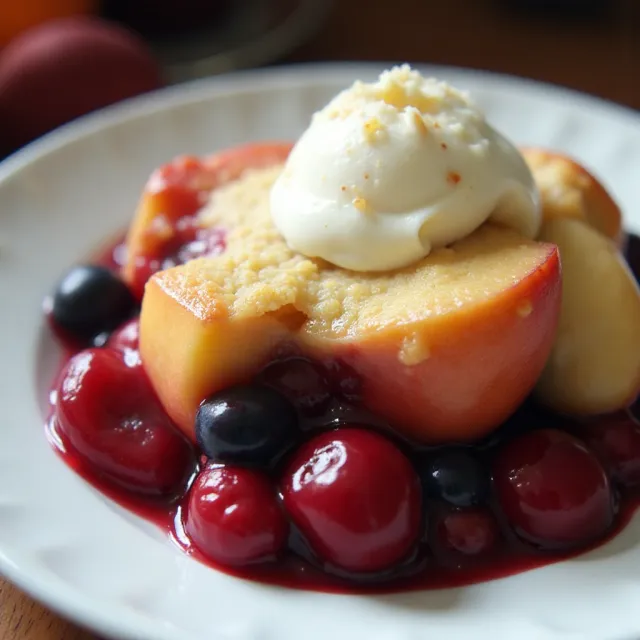 Fresh Fruit Cobbler