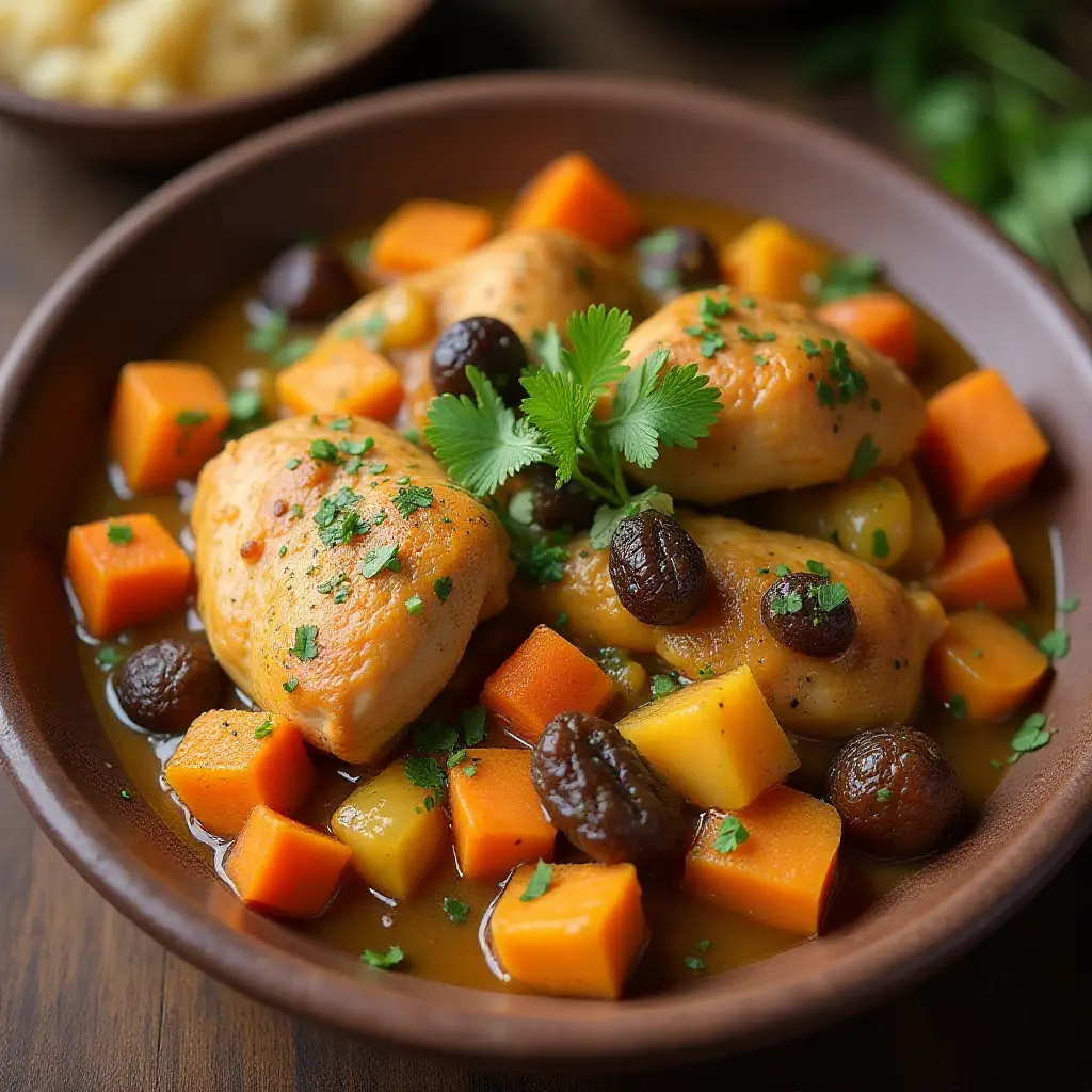 Chicken and Sweet Potato Tagine