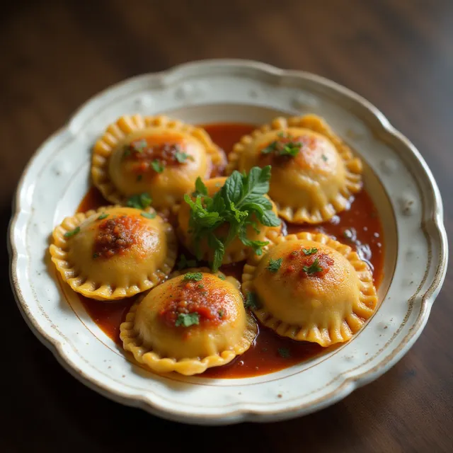 Afghan Beef Raviolis (Mantwo)