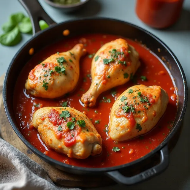 Easy Weeknight Chicken Cacciatore