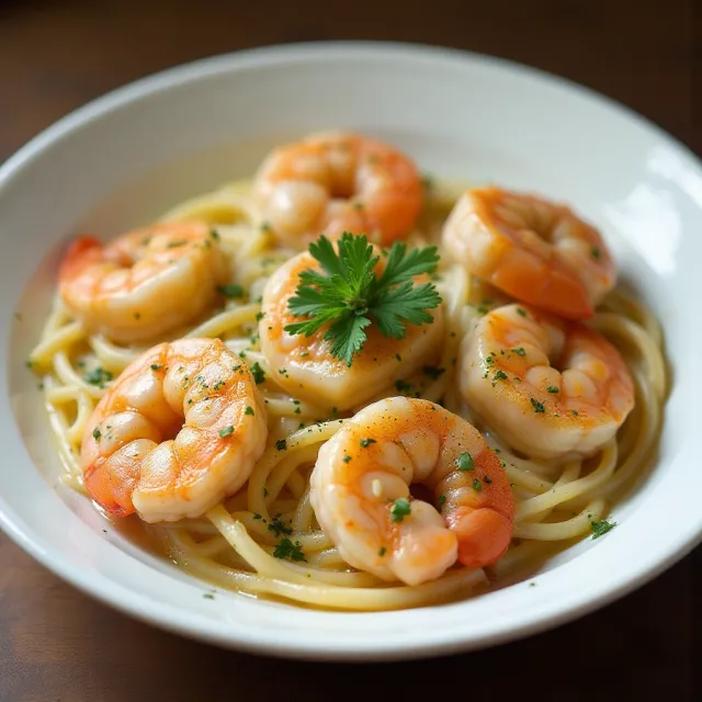 Creamy Shrimp Scampi