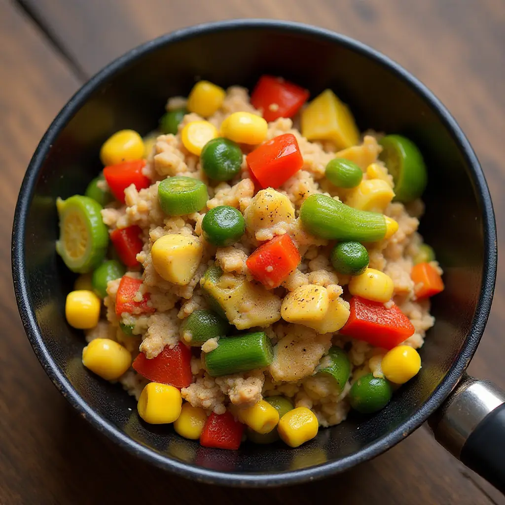 Veggie Stir-Fry with Turkey