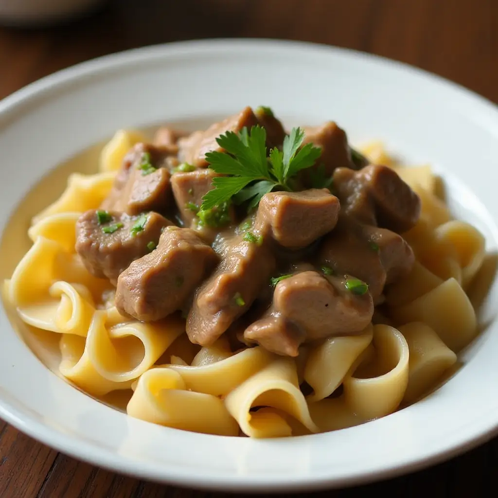 Beef Stroganoff with Noodles