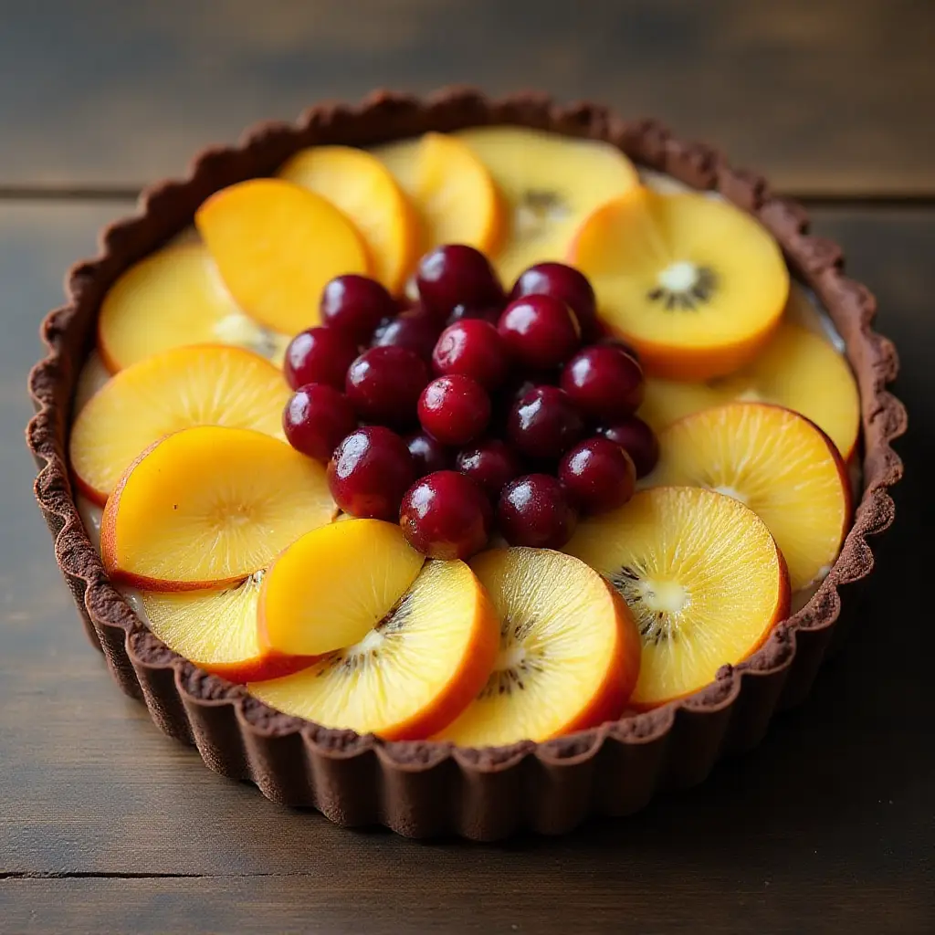 Chocolate Fruit Tart