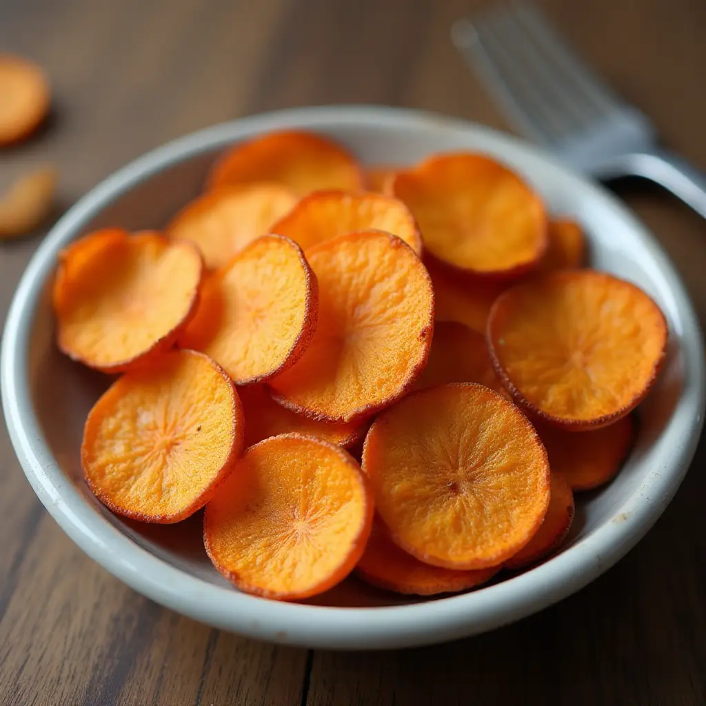 Air Fryer Sweet Potato Chips