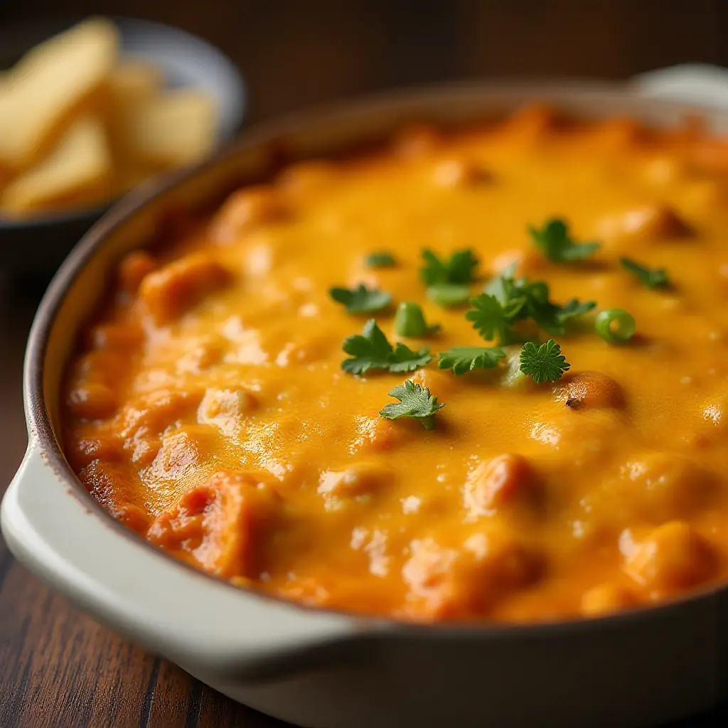 Cheesy Buffalo Chicken Dip