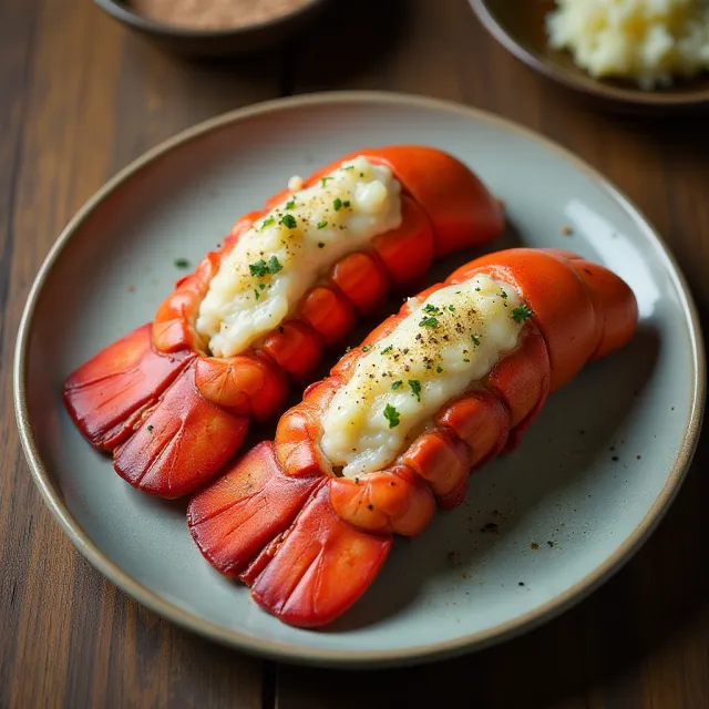 Steamed Lobster Tails