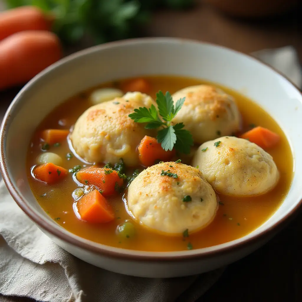Easy Chicken and Dumplings with Vegetables