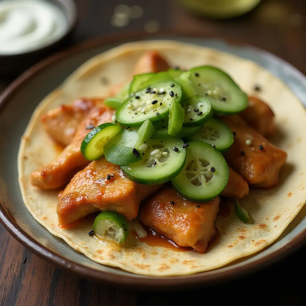 Chicken Teriyaki Tacos