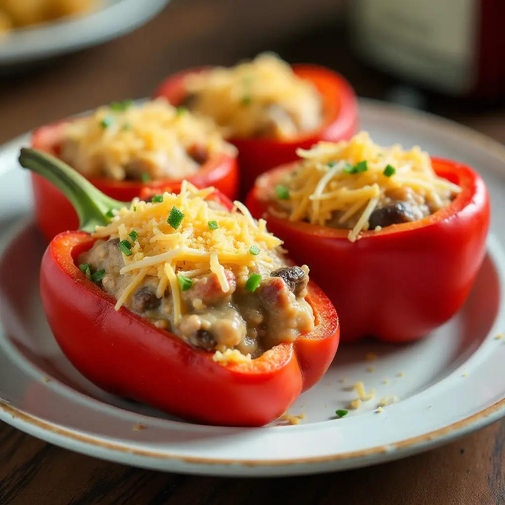 Turkey-Stuffed Peppers