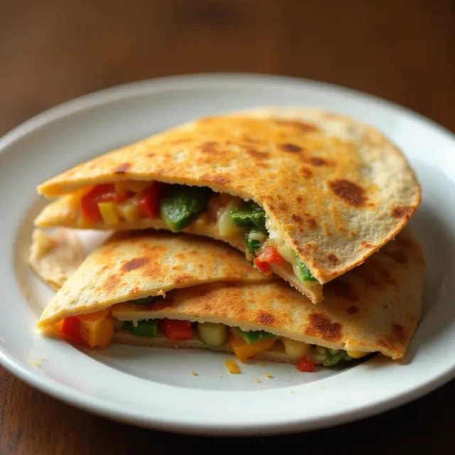 Farmer's Market Vegetarian Quesadillas