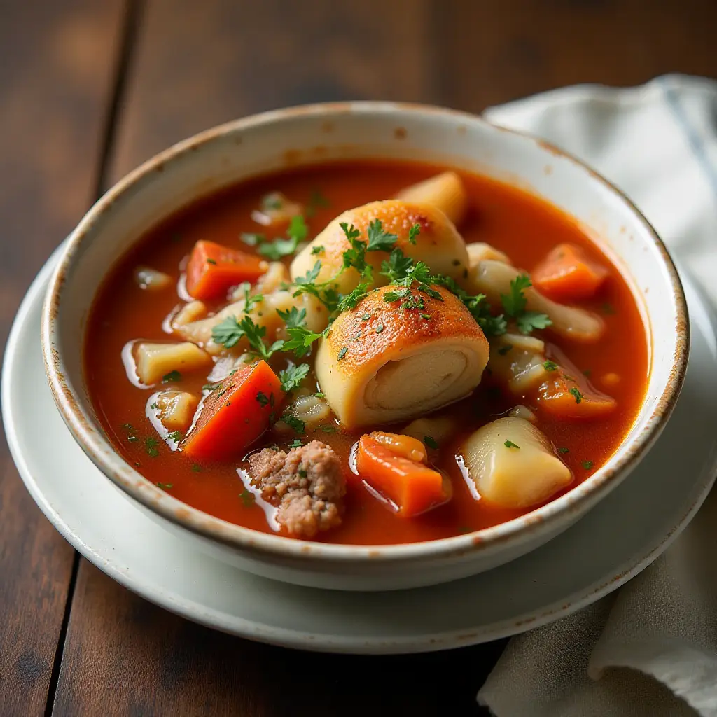 Polish Cabbage Roll Soup