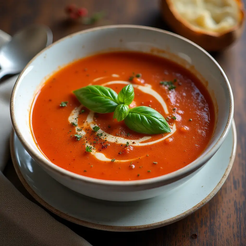 Roasted Cherry Tomato Soup