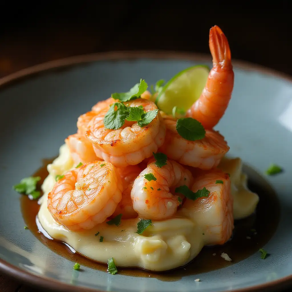 Beetlejuice-Inspired Shrimp Cocktail