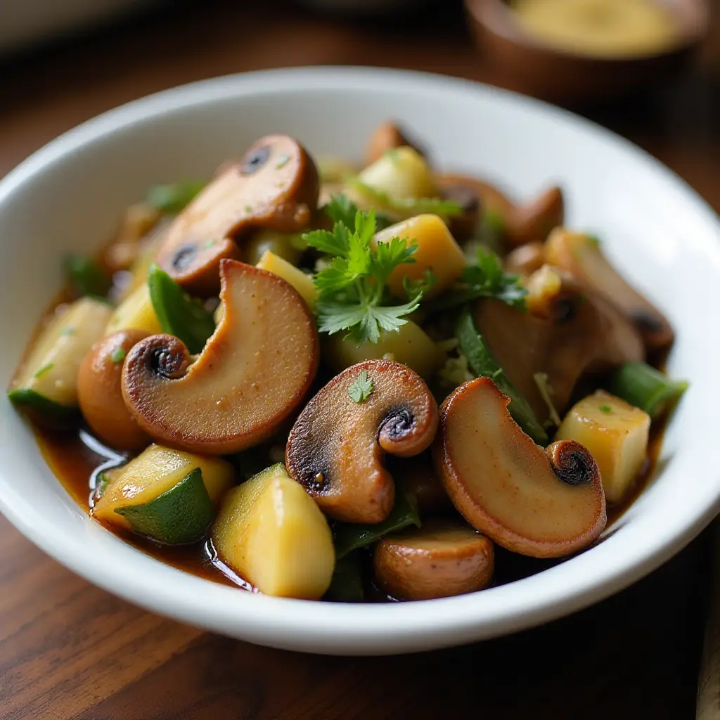 Shiitake Mushroom Stir Fry