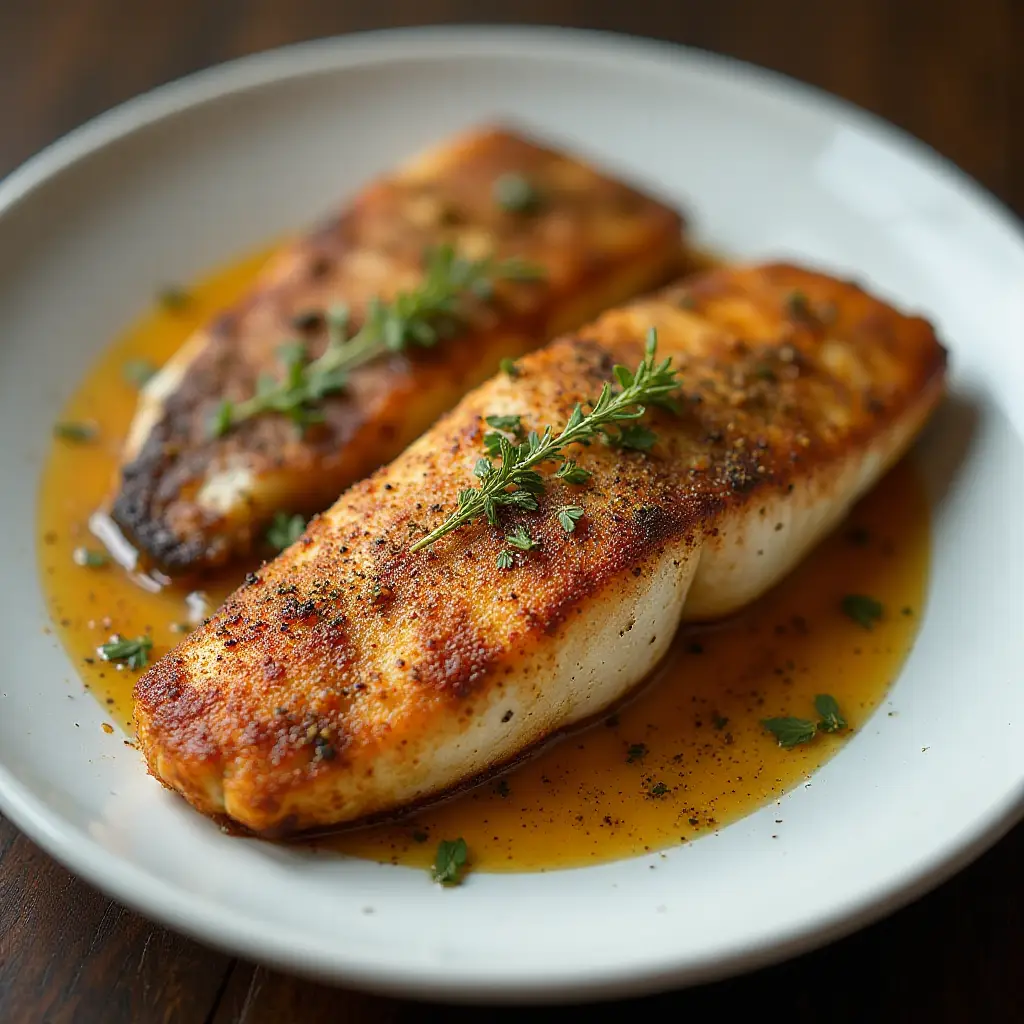 Cajun-Style Blackened Snapper