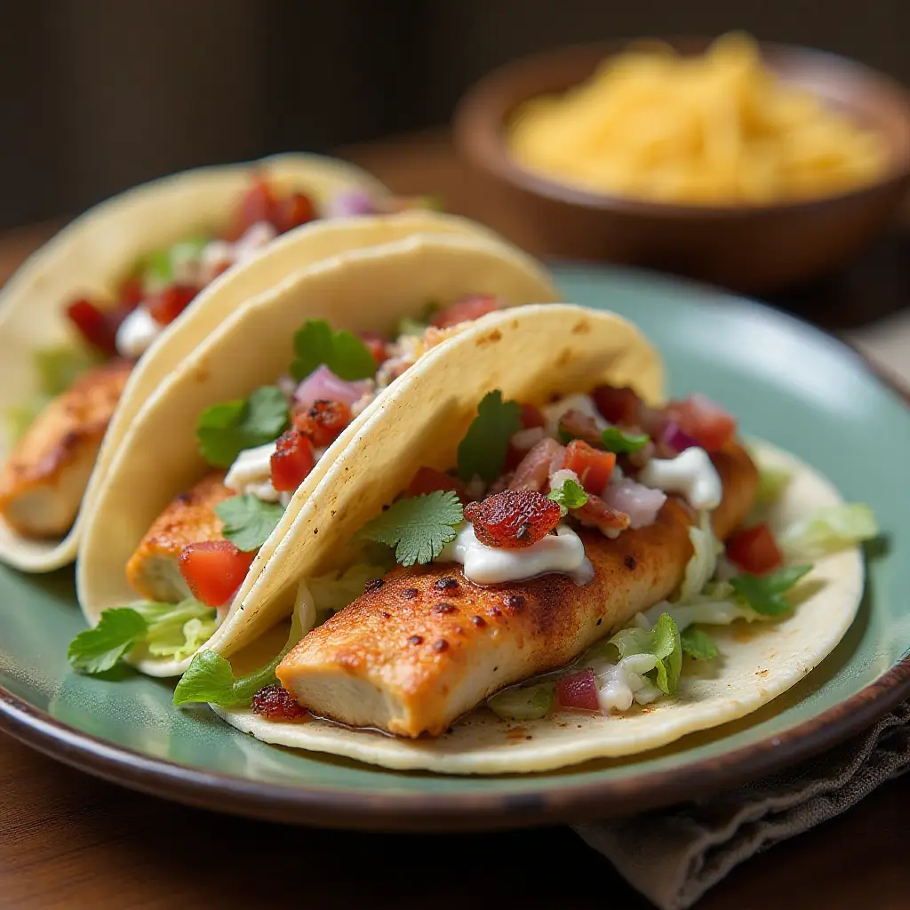 Chicken Bacon Ranch Tacos